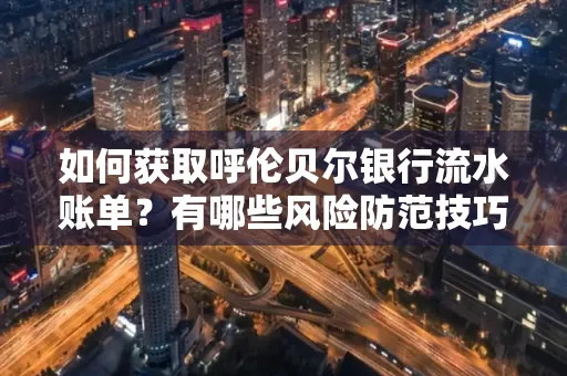 如何获取呼伦贝尔银行流水账单？有哪些风险防范技巧？