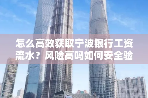 怎么高效获取宁波银行工资流水？风险高吗如何安全验证？