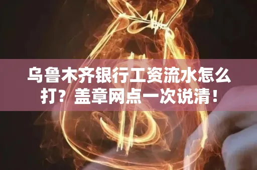乌鲁木齐银行工资流水怎么打？盖章网点一次说清！